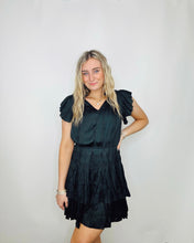Classic Short Sleeve Ruffle Dress