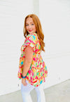 Multi Color Floral Tiered Top- -Ace of Grace Women's Boutique