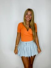 Ribbed Cap Sleeve Top