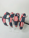 American Flag Headband- AMERICAN FLAG, headband, headbands, TOP KNOT HEADBAND-Ace of Grace Women's Boutique