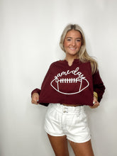 Game Day Lettering Cropped Sweatshirt