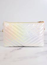 Sherman White Opal Quilted Crossbody