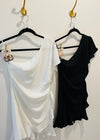 Classy One-Shoulder Dress- black dress, BLACK GRADUATION DRESS, GRADUATION, GRADUATION DRESS, one shoulder, ONE SHOULDER BLACK DRESS, ONE SHOULDER DRESS, ONE SHOULDER WHITE DRESS, WHITE DRESS, WHITE GRADUATION DRESS-Ace of Grace Women's Boutique
