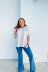 Chatoyant Mineral Wash Flares- BELL BOTTOMS, denim, fall jeans, JEANS, mineral, MINERAL WASH, PANTS, PLUS, plus size-Ace of Grace Women's Boutique