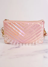 Sherman Pink Opal Quilted Crossbody