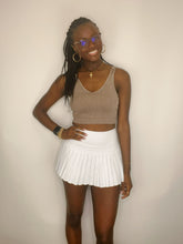 GOLD HINGE Pleated Skirt - Off White