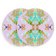 Stained Glass Lavendar | Laura Park x Tart Coasters- coaster, coasters-Ace of Grace Women's Boutique