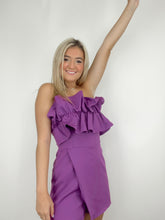Violet Strapless Ruffle Tube Romper - ONE LARGE LEFT