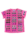 Queen of Sparkles Pink Sunglasses Tee- pool, queen, queen of sparkles, sparkle, summer, sunglasses, sunnies-Ace of Grace Women's Boutique