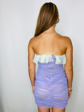 Multicolored Tulle Wrap Dress