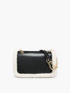 Sherpa Trim Crossbody | 3 Colors- beige purse, black purse, fall purse, large purse, PURSE, PURSES, sherpa-Black-Ace of Grace Women's Boutique