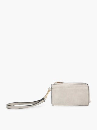 Annalise Wallet | 5 colors- Accessories, bags, beige wallet, black wallet, BROWN WALLET, gifts, LEATHER WALLET, tan wallet, wallet-Light Grey-Ace of Grace Women's Boutique