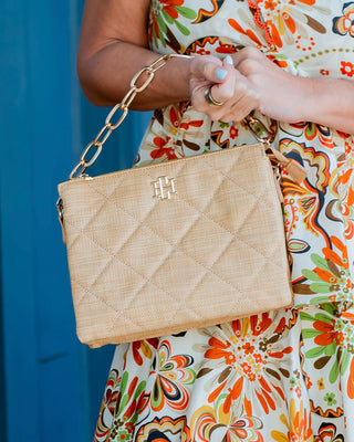 CAROLINE HILL - Ariana Crossbody Natural LD- bag,bags,beige purse,caroline hill,CAROLINE HILL CROSSBODY,CAROLINE HILL PURSE,PURSE-Ace of Grace Women's Boutique