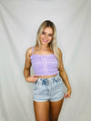 Pretty In Pastels Crop Top- buttons, crop, crop top, CROPPED, GREEN CROP TOP, pastels-Ace of Grace Women's Boutique