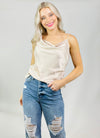 Pearls of Wisdom Top- PEARLS, SATIN, satin top, summer tank, tank, tank top-Ace of Grace Women's Boutique