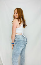 Mock-Neck Tie-Back Cropped Tank