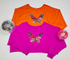 Flying High Butterfly Top- butterfly, comfy sweatshirt, CROPPED, oversized sweatshirt, sweatshirt, SWEATSHIRTS-Ace of Grace Women's Boutique