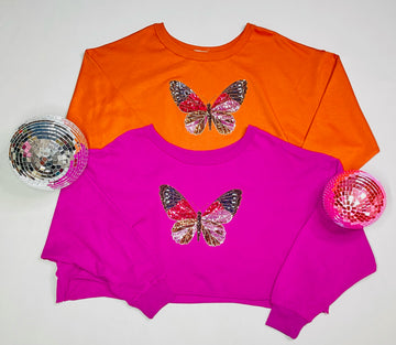Flying High Butterfly Top