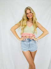 Double Ruffle Hem Sweater
