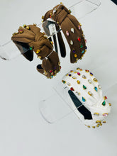 Multicolored Rhinestone Top Knot Headband