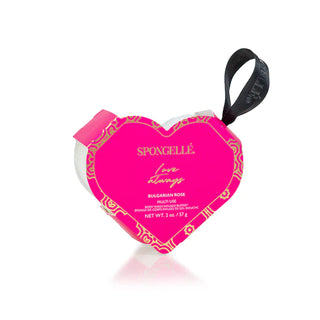 Spongelle Heart Shaped Body Buffer- Accessories, gifts, Seasonal, Valentine Collection, VALENTINES-Bulgarian Rose-Ace of Grace Women's Boutique