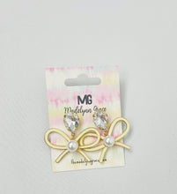Pearl Bow Earrings