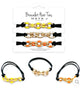 Bracelet Hair Ties- Yellow, White, & Orange- BRACELET HAIR TIES, hair, hair accessory, HAIR TIE, JEWELRY, MAYA J JEWELRY-Ace of Grace Women's Boutique