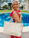 Melissa Champagne Pop Tote Bag- beige purse, CHAMPAGNE, CHAMPAGNE PURSE, cream purse, gold purse, large purse, metallic purse, PURSE, TOTE BAG-Ace of Grace Women's Boutique