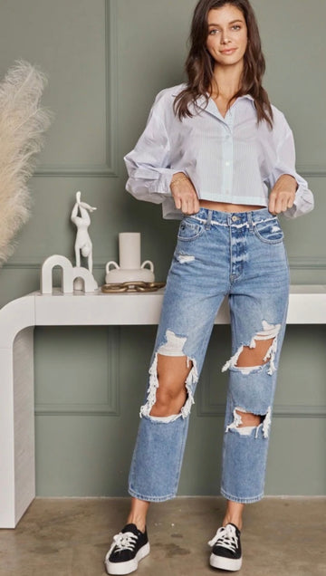 Perfect Pair Distressed Jeans