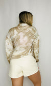 Marvelous Marble Top - ONE MEDIUM LEFT- button down, button-up, buttons, LONG SLEEVE, long sleeves, longsleeve, marble, marble top, swirls-Ace of Grace Women's Boutique