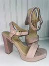 Simply Suede High Heels- dark nude, heels, high heels, nude, suede-Ace of Grace Women's Boutique