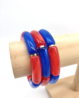 Hotty Toddy Bracelets- Accessories, blue, BRACELET, Bracelets, Flash sale, game day, gameday, gifts, hotty toddy, HYDR, Jewelry, MadelynnGrace, navy, ole miss, red, Sale-Ace of Grace Women's Boutique