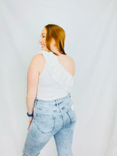 One Shoulder Ruffle Detail Bodysuit