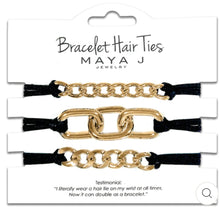Bracelet Hair Ties- Gold