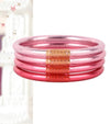 BuDha Girl Carousel Pink All Weather Bangles- Serenity Prayer-Set Of Four- Bangles, BUDHA GIRL, PINK BANGLES-Ace of Grace Women's Boutique
