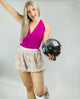 Life of the Party Shorts- dressy shorts, pink shorts, sequin shorts, SEQUINS, SPARKLE, SPARKLES, SPARKLY-Ace of Grace Women's Boutique