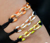 Bracelet Hair Ties- Yellow, White, & Orange- BRACELET HAIR TIES, hair, hair accessory, HAIR TIE, JEWELRY, MAYA J JEWELRY-Ace of Grace Women's Boutique