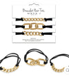 Bracelet Hair Ties- Gold- BRACELET, BRACELET HAIR TIES, Bracelets, GOLD BRACELETS, hair, hair accessory, HAIR TIE, MAYA J JEWELRY-Ace of Grace Women's Boutique