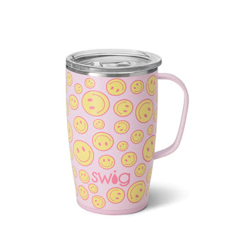 Swig Life Travel Mug (18 oz)- Accessories, gifts, SWIG, swig cups, swig life, SWIG MUG-Oh Happy Day-Ace of Grace Women's Boutique