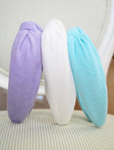Terry Cloth Top Knot Headband