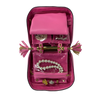 PurseN Trinity Jewelry Case - Bubbalicious- JEWELRY, jewelry case, PINK JEWELRY CASE, PURSEN, quilted, QUILTED BAG-Ace of Grace Women's Boutique