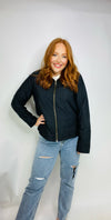 Cover Me Up Jacket- BLACK, BLACK JACKET, JACKET-Ace of Grace Women's Boutique